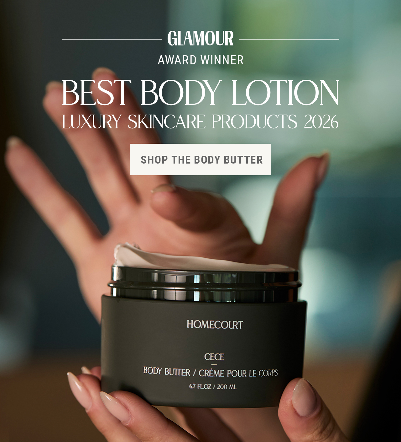 GLAMOUR AWARD WINNER — BEST BODY LOTION, Luxury Skincare Products 2026