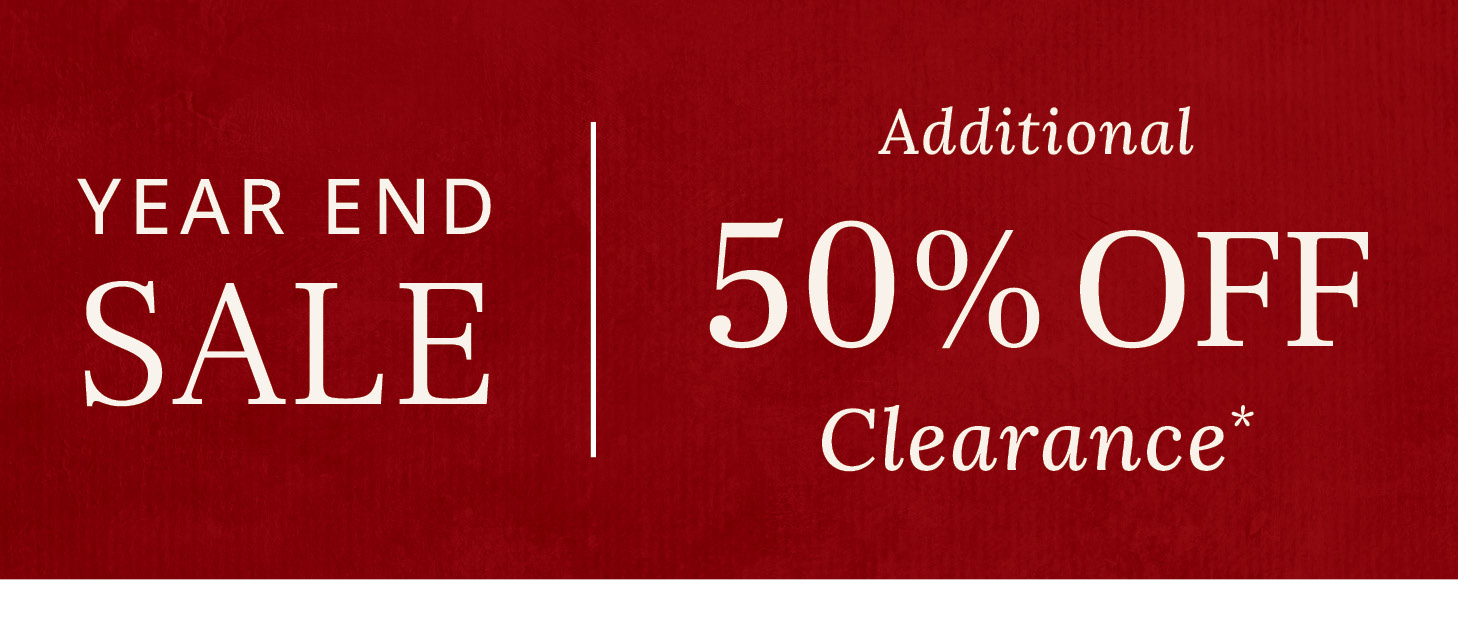 Additional 50% Off Clearance