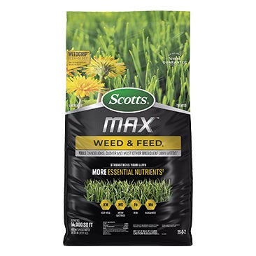 Scotts MAX Weed & Feed, 14,000 sq. ft.