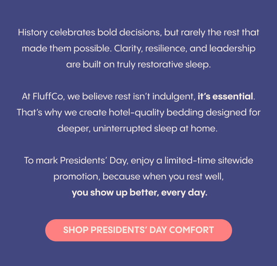 FluffCo’s President's Day
