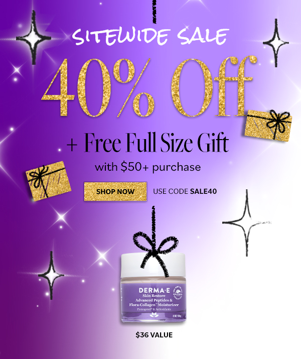 40% OFF Sitewide + Free Full Size Gift