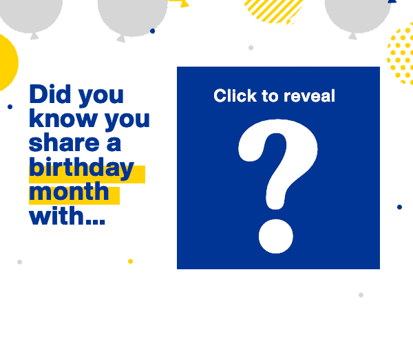 Share a Birthday Month with