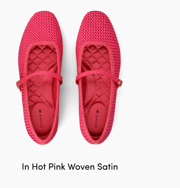 In Hot Pink Woven Satin