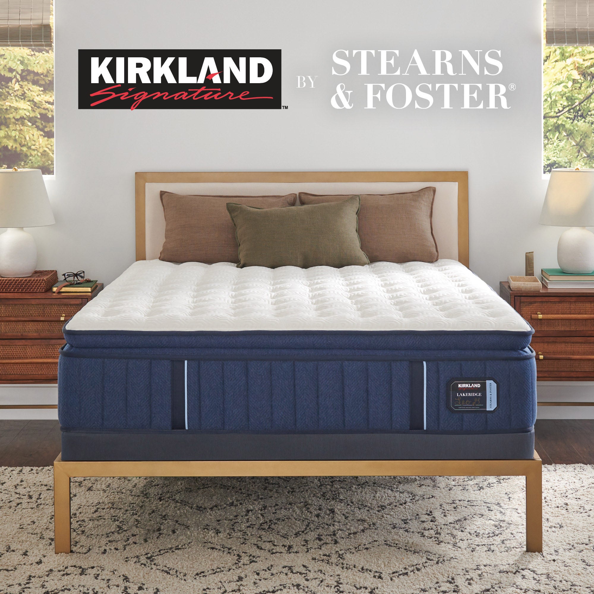 Kirkland Signature by Stearns & Foster 14.5-inch Pillow Top Lakeridge King Mattress