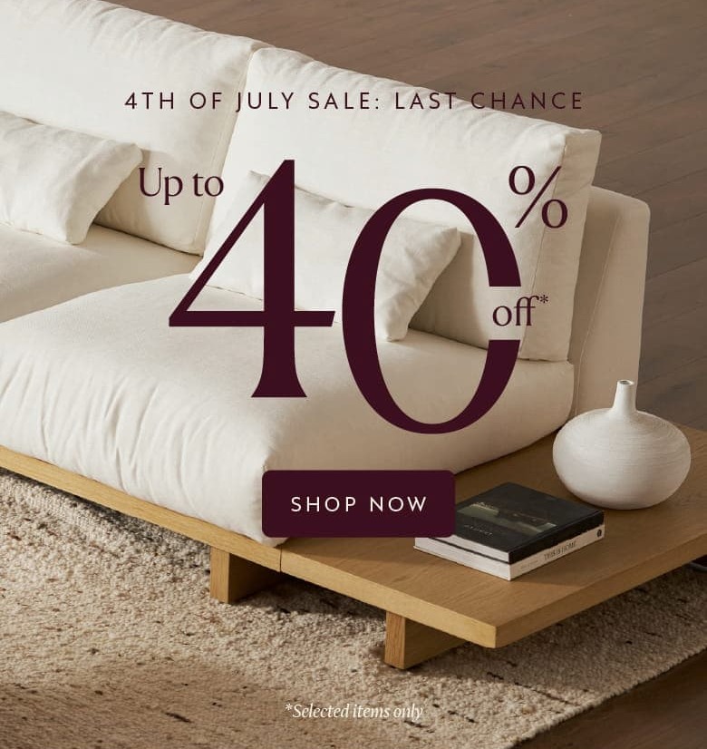 4th of July sale: Up to 40% off, plus extra $60 off with code SAVEMORE.