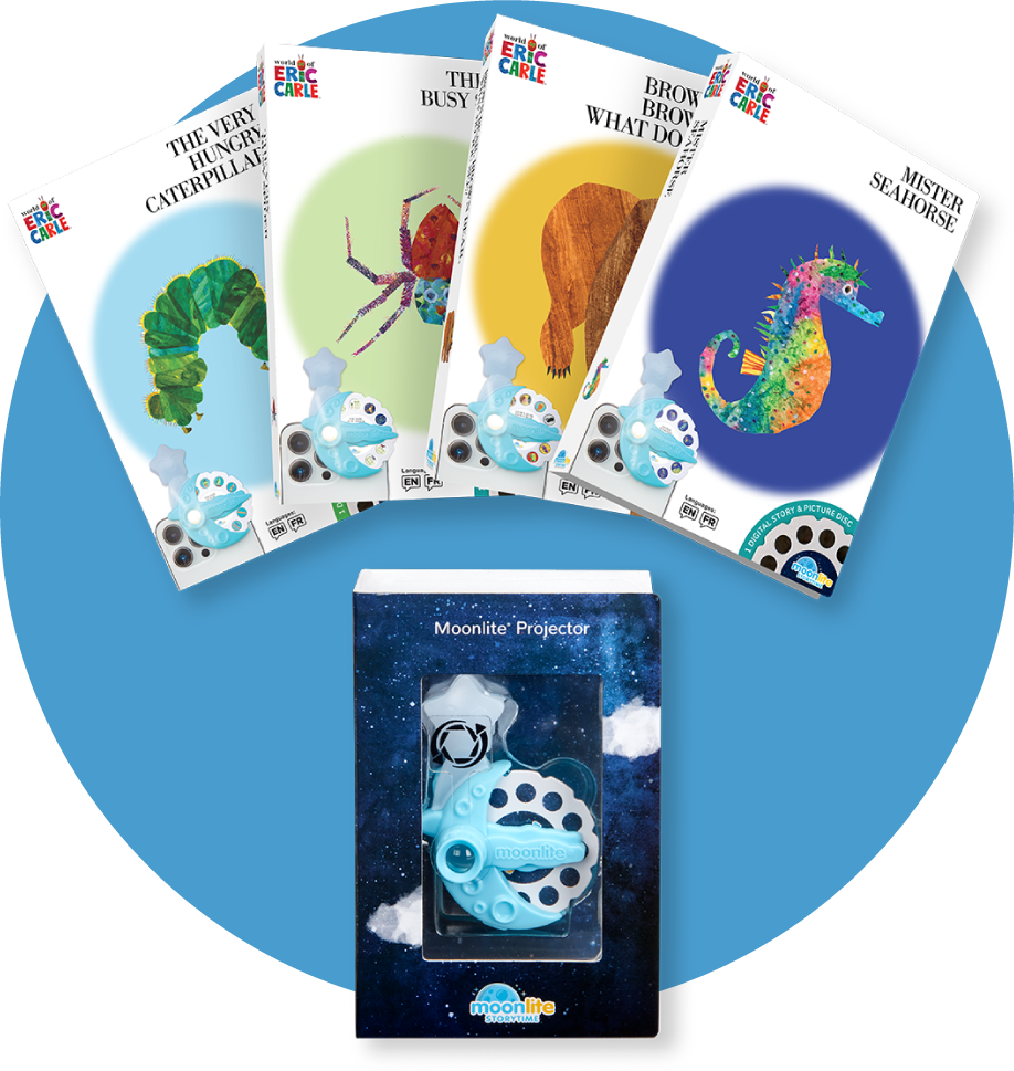Eric Carle 4 Story Collection with Projector