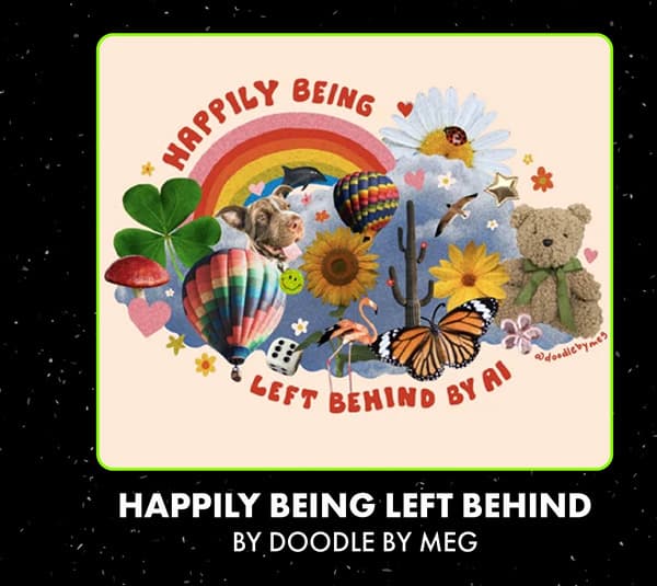 Happily Being Left Behind by Doodle by Meg
