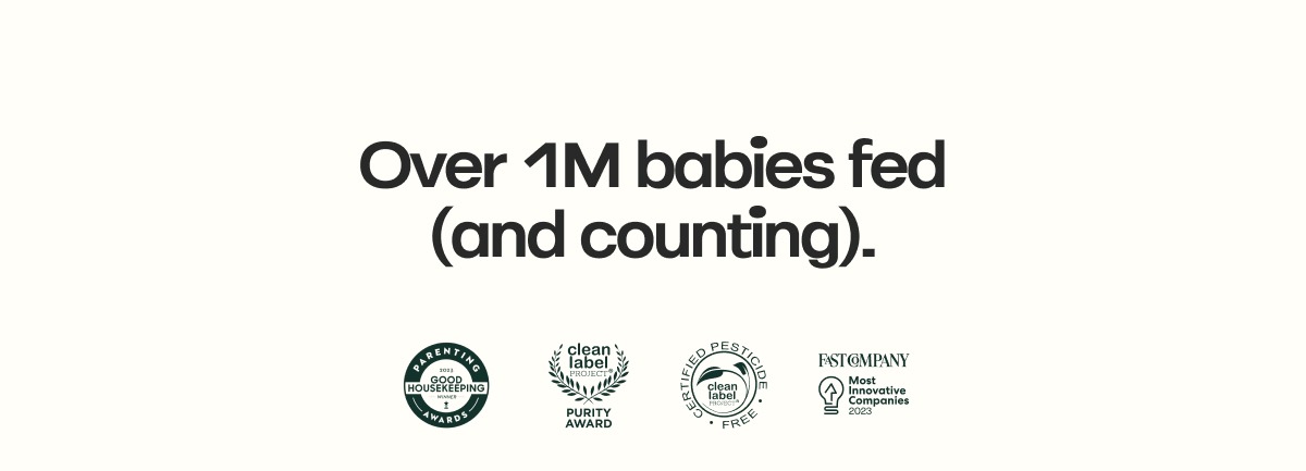 Over 1M babies fed (and counting).