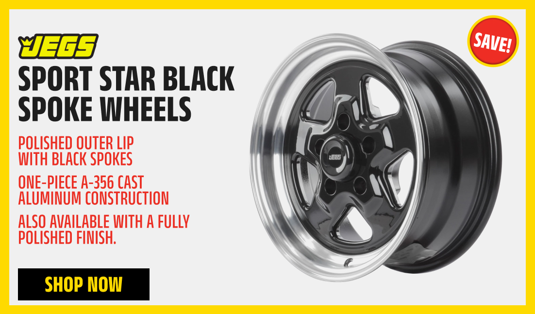 Sport Star Black Spoke Wheels