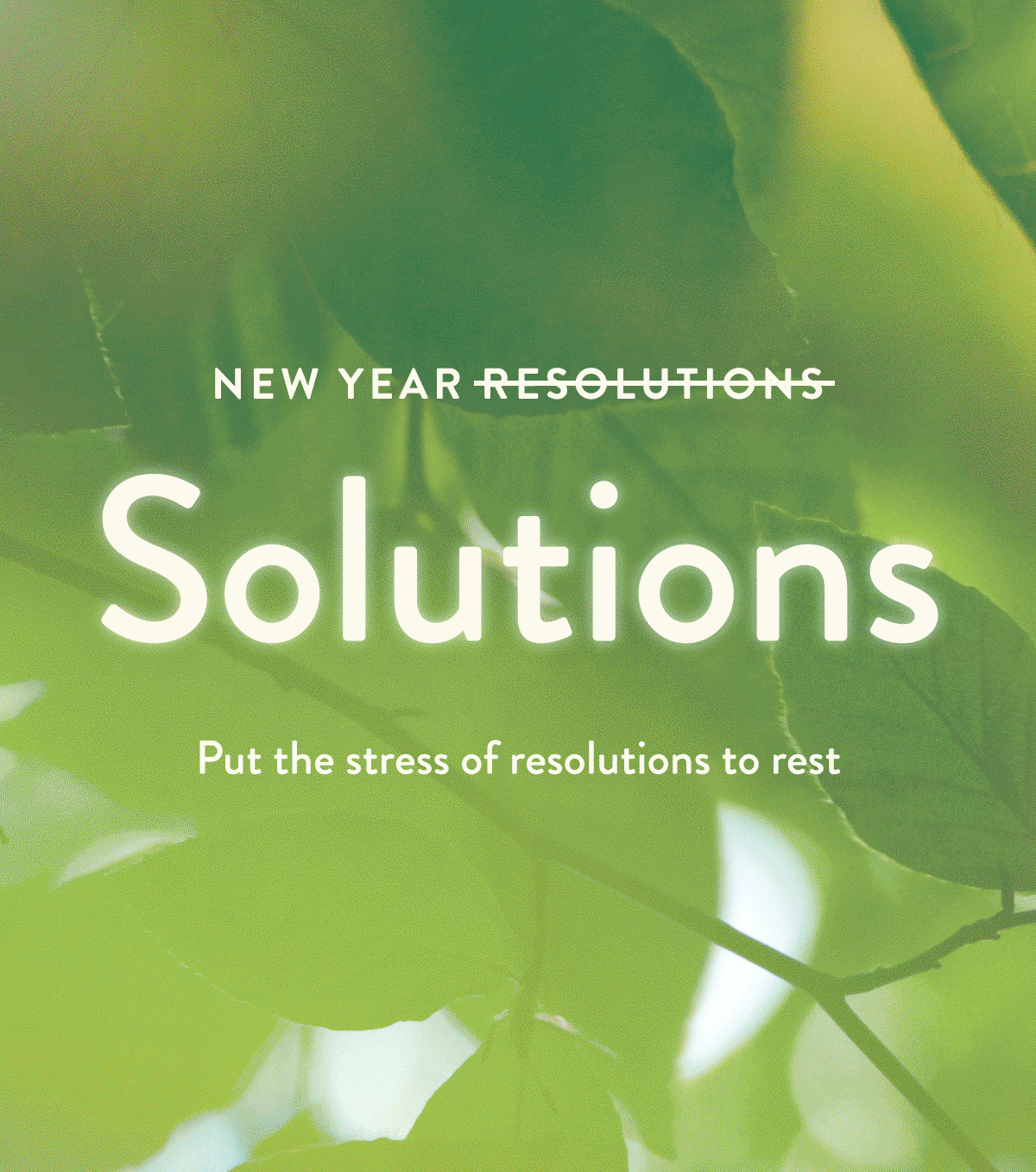 New Year Solutions