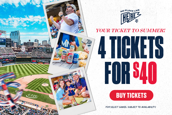 Your ticket to summer is here! Get 4 tickets for $40 to select games here! Buy tickets.