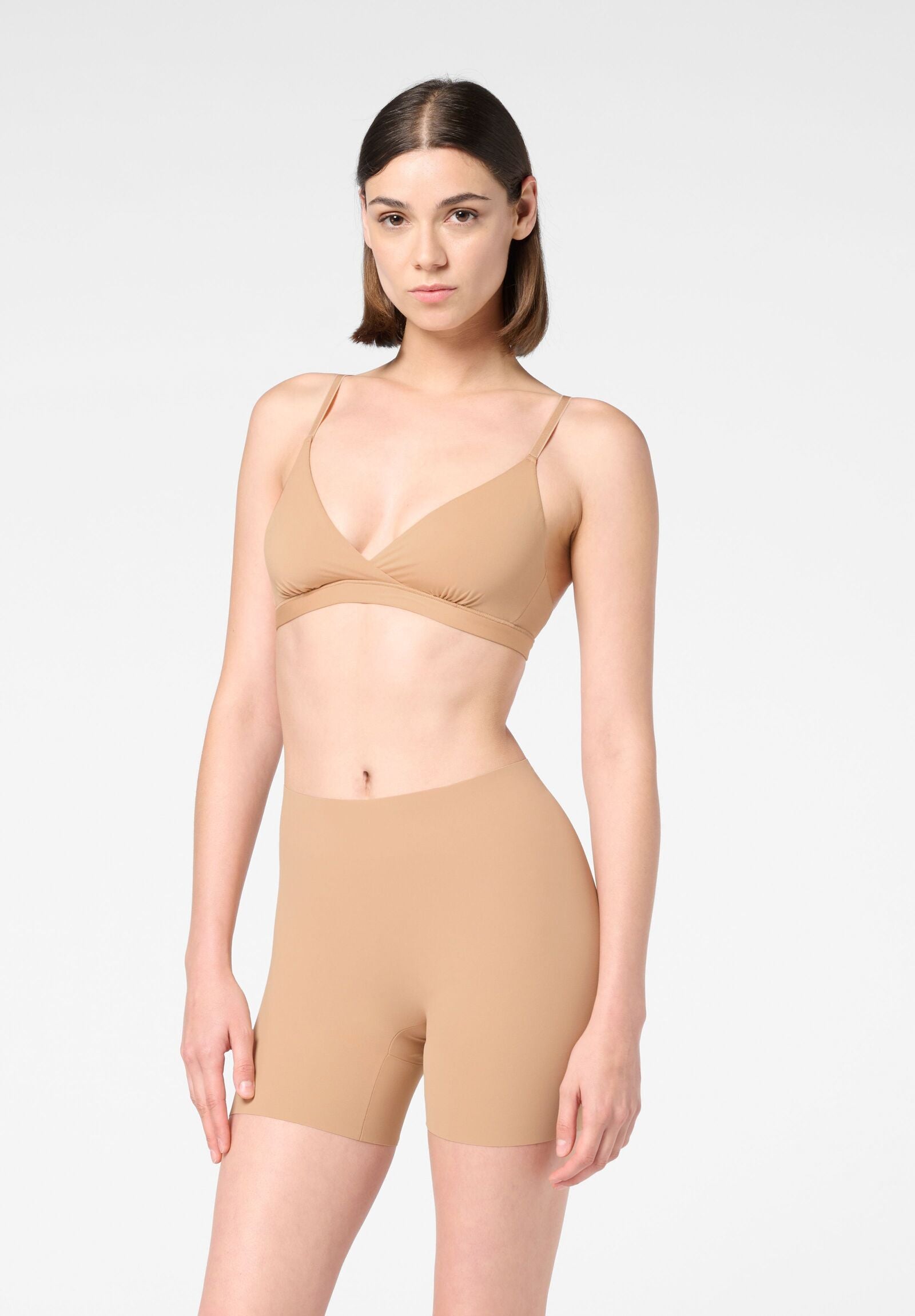 Image of Eco‑Microfiber Stretch Panty Skinwear - Nude