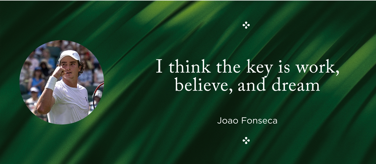 Fonseca 'I think the key is work, believe, and dream'