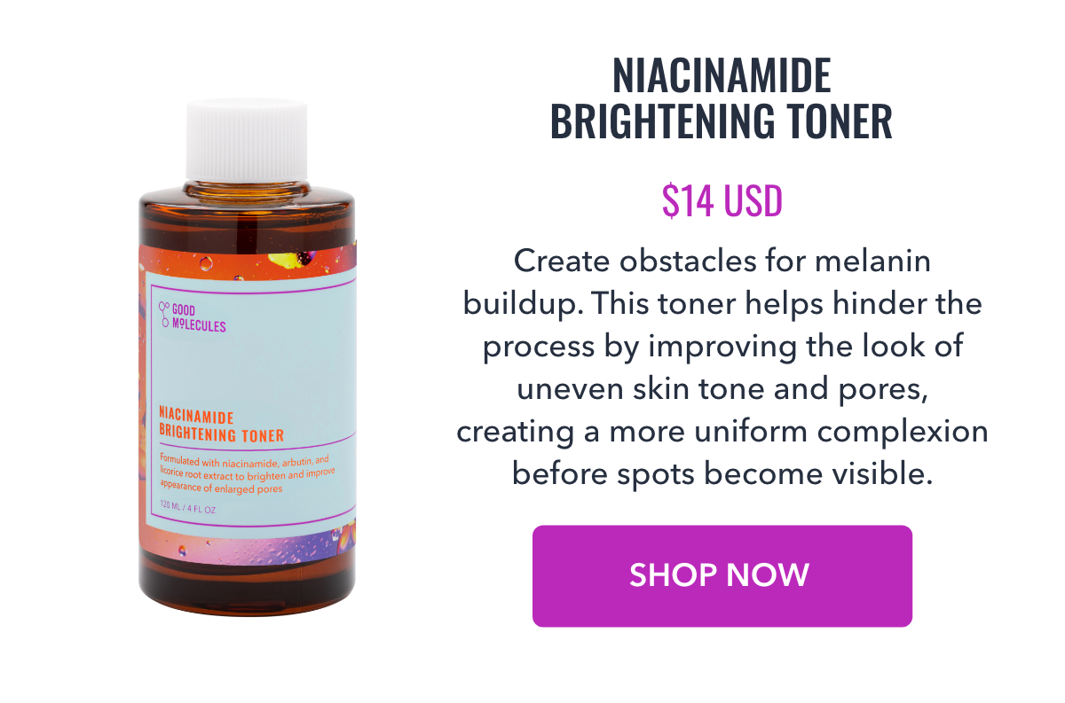 Niacinamide Brightening Toner - $14 USD