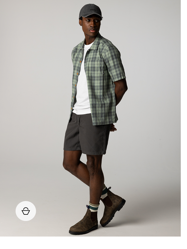 Men's Cardew Checked Short Sleeve Shirt | Finisterre