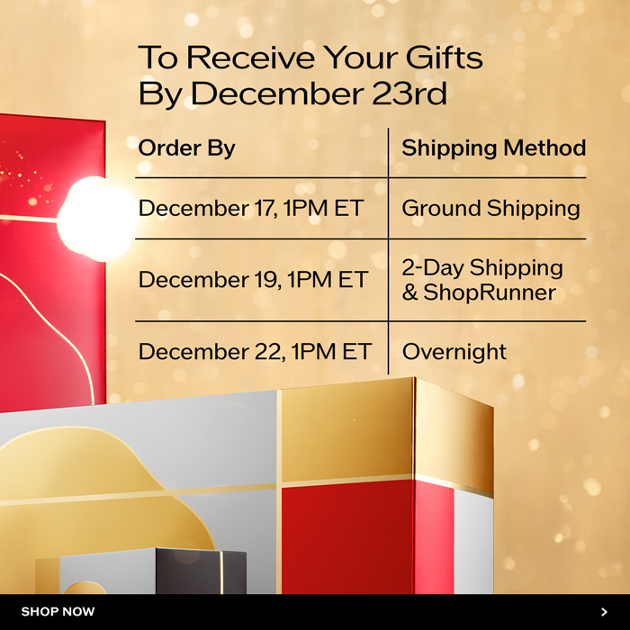 To Receive Your Gifts By December 23rd