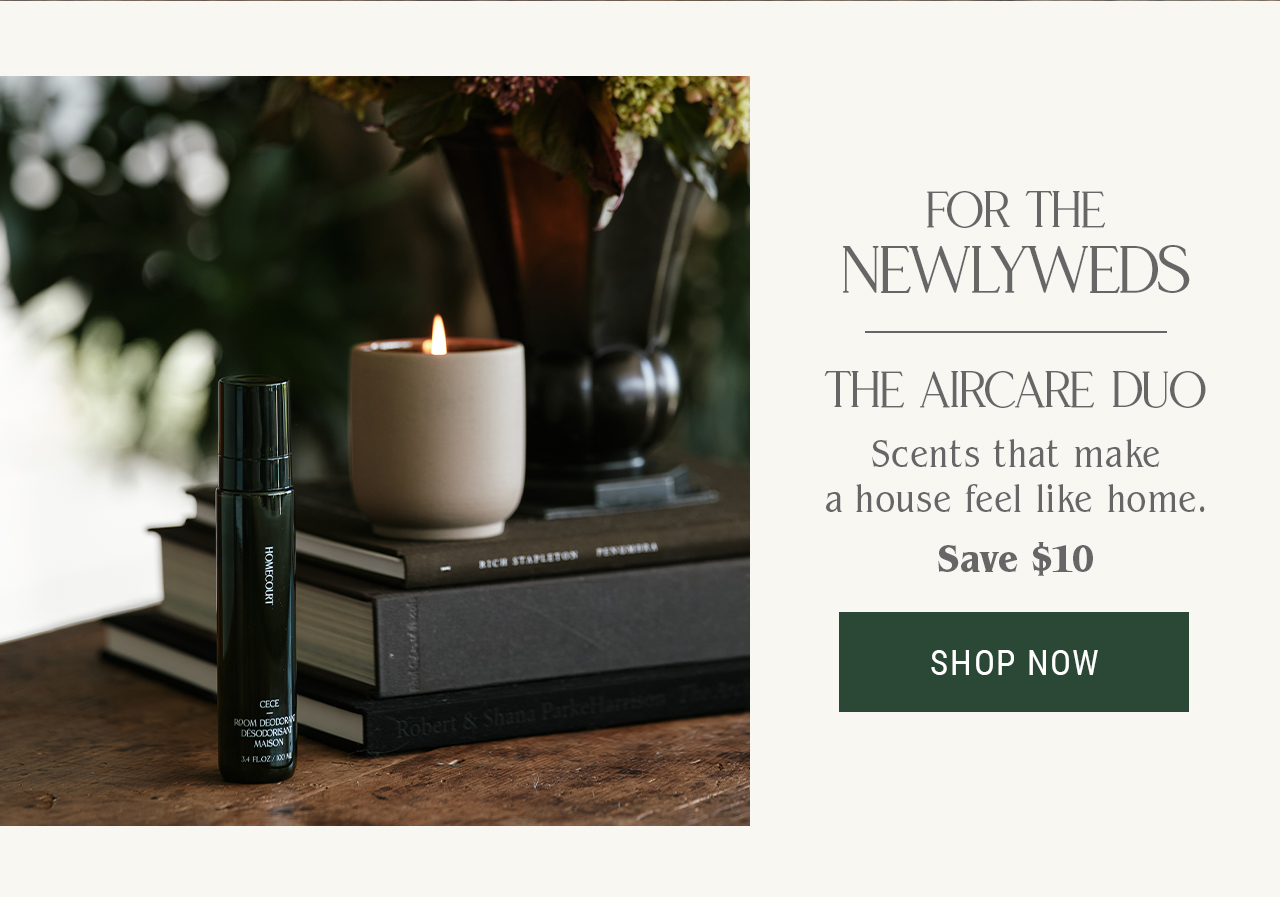 FOR THE NEWLYWEDS The Aircare Duo Save $10 Scents that make a house feel like home.