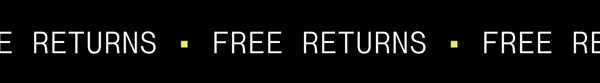 Free returns.