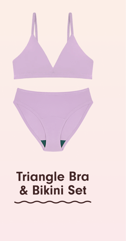 Triangle Bra & Bikini Set