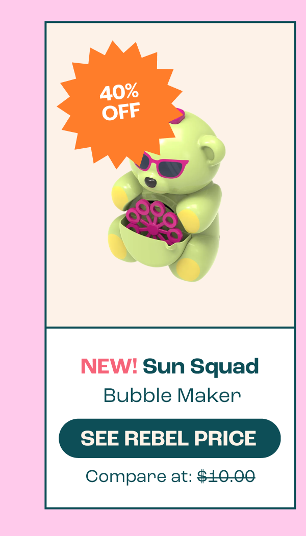 40% off sun squad