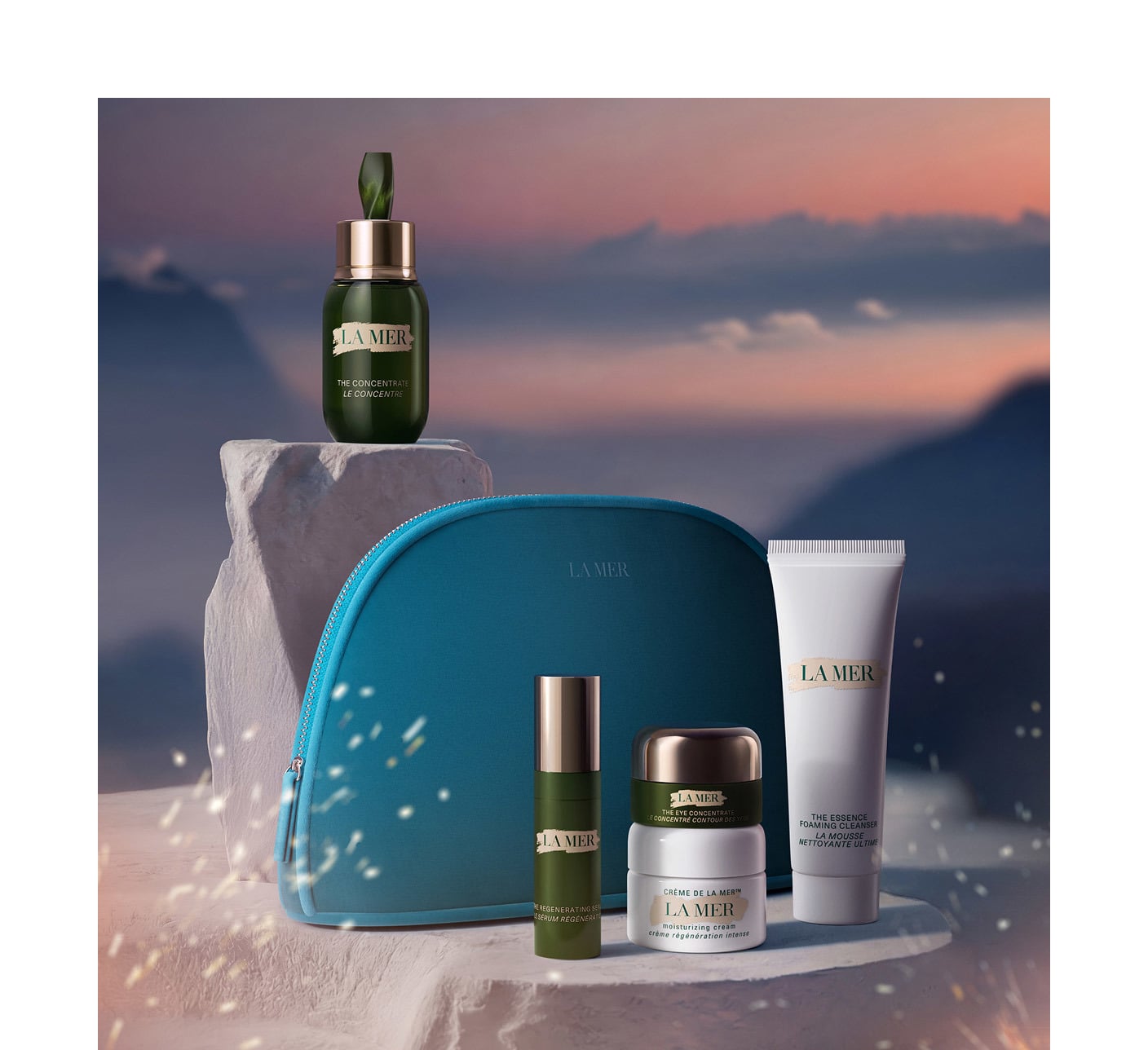 LA MER | THE CONCENTRATE LE CONCENTRE | CRÈME DE LA MER™ | LA MER | moisturizing cream crème régénération intense | LA MER | THE ESSENCE FOAMING CLEANSER LA MOUSSE NETTOYANTE ULTIME