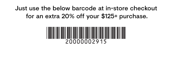 Extra 20% off