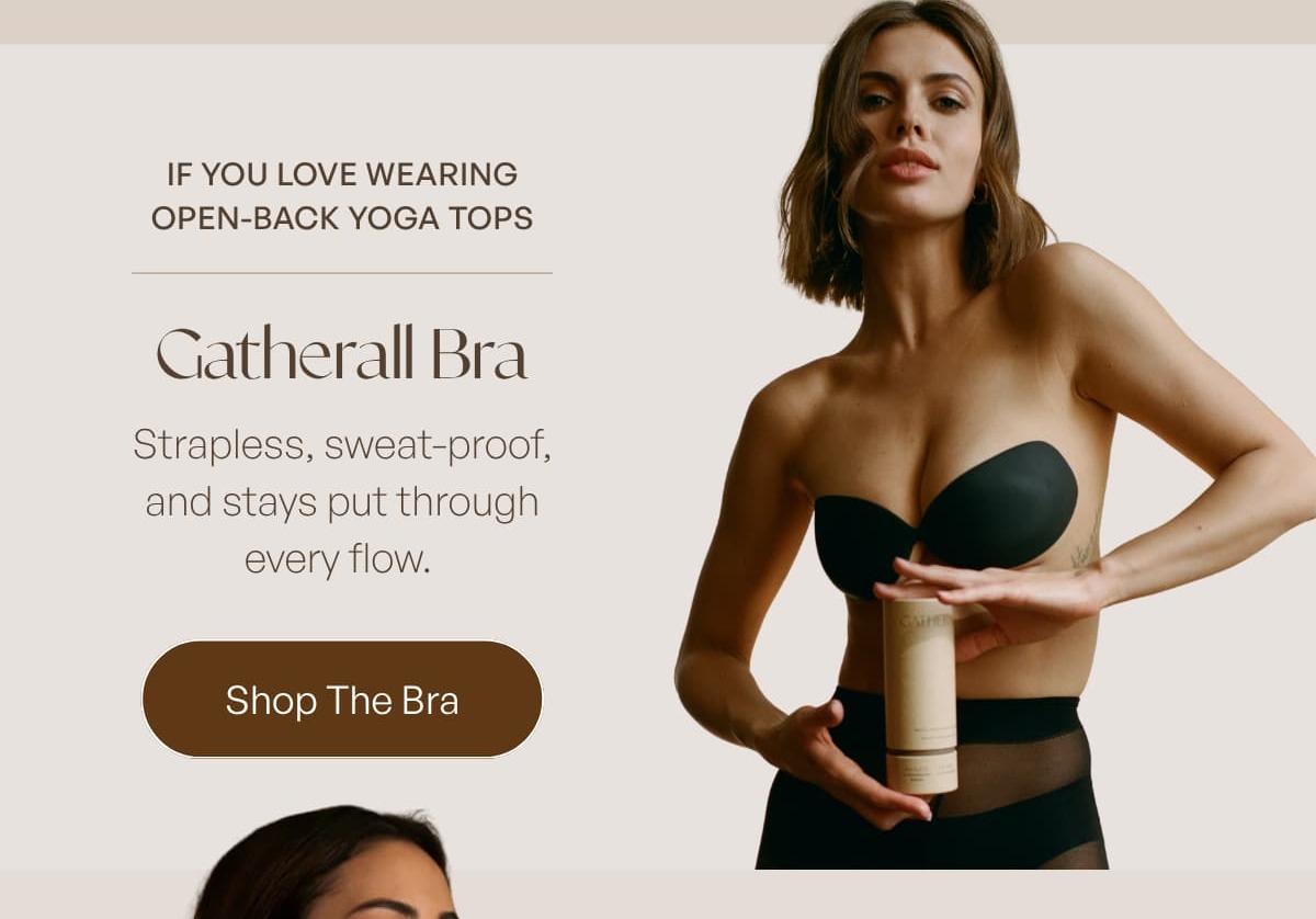 If You Love Wearing Open-back Yoga Tops Gatherall Bra