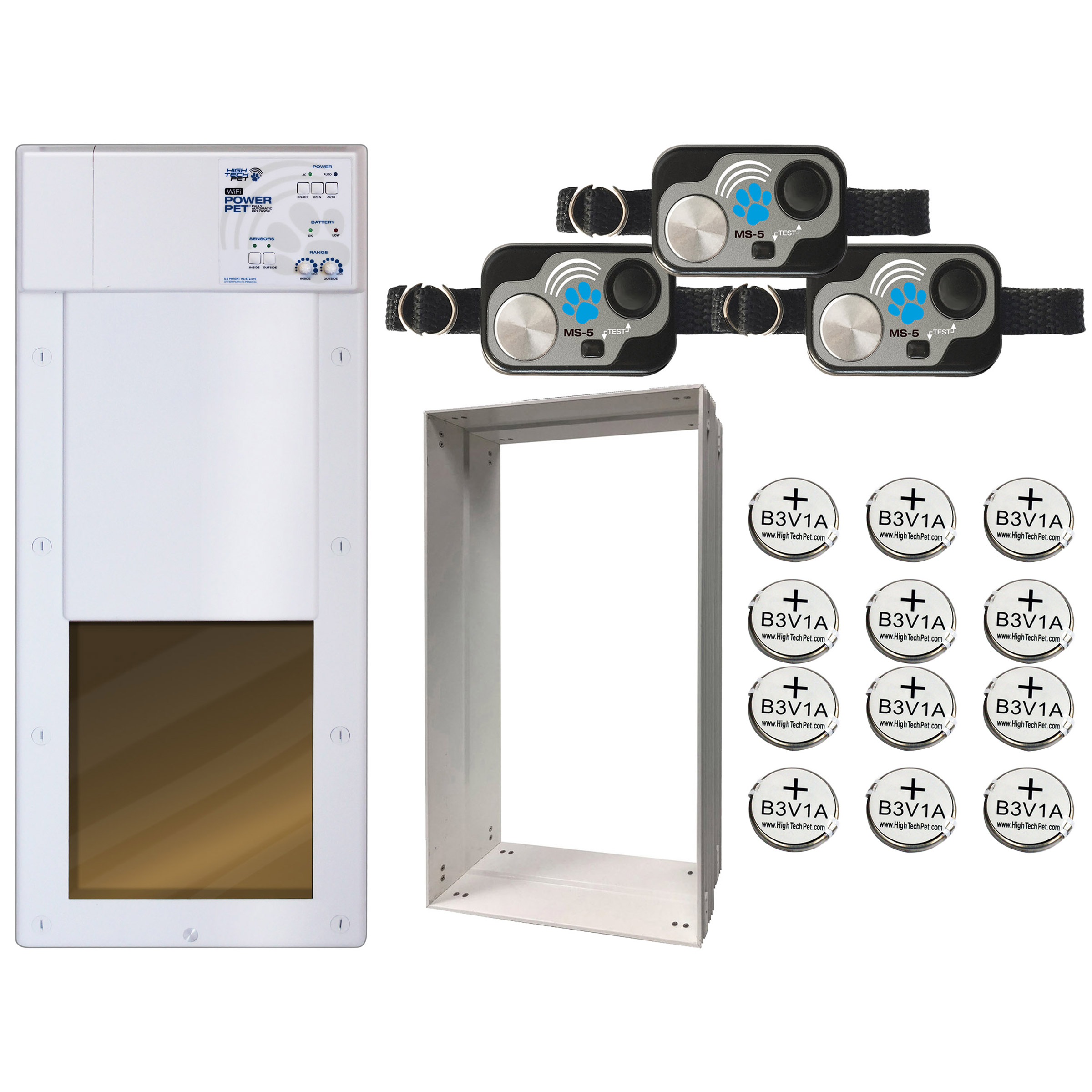 High Tech Pet Medium Wi-Fi Pet Door Kit PX1-WFW