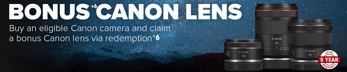 Bonus Canon Lens *6