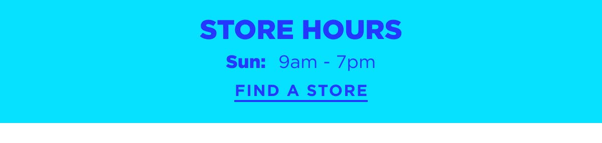 Store Hours