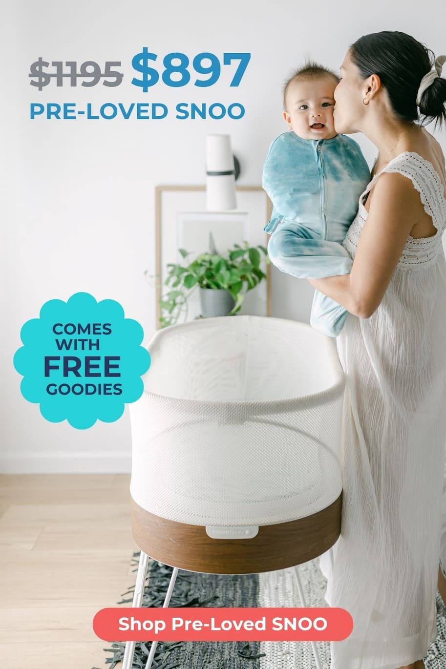 $897 Pre-Loved SNOO. COMES WITH FREE GOODIES. Shop Pre-Loved SNOO