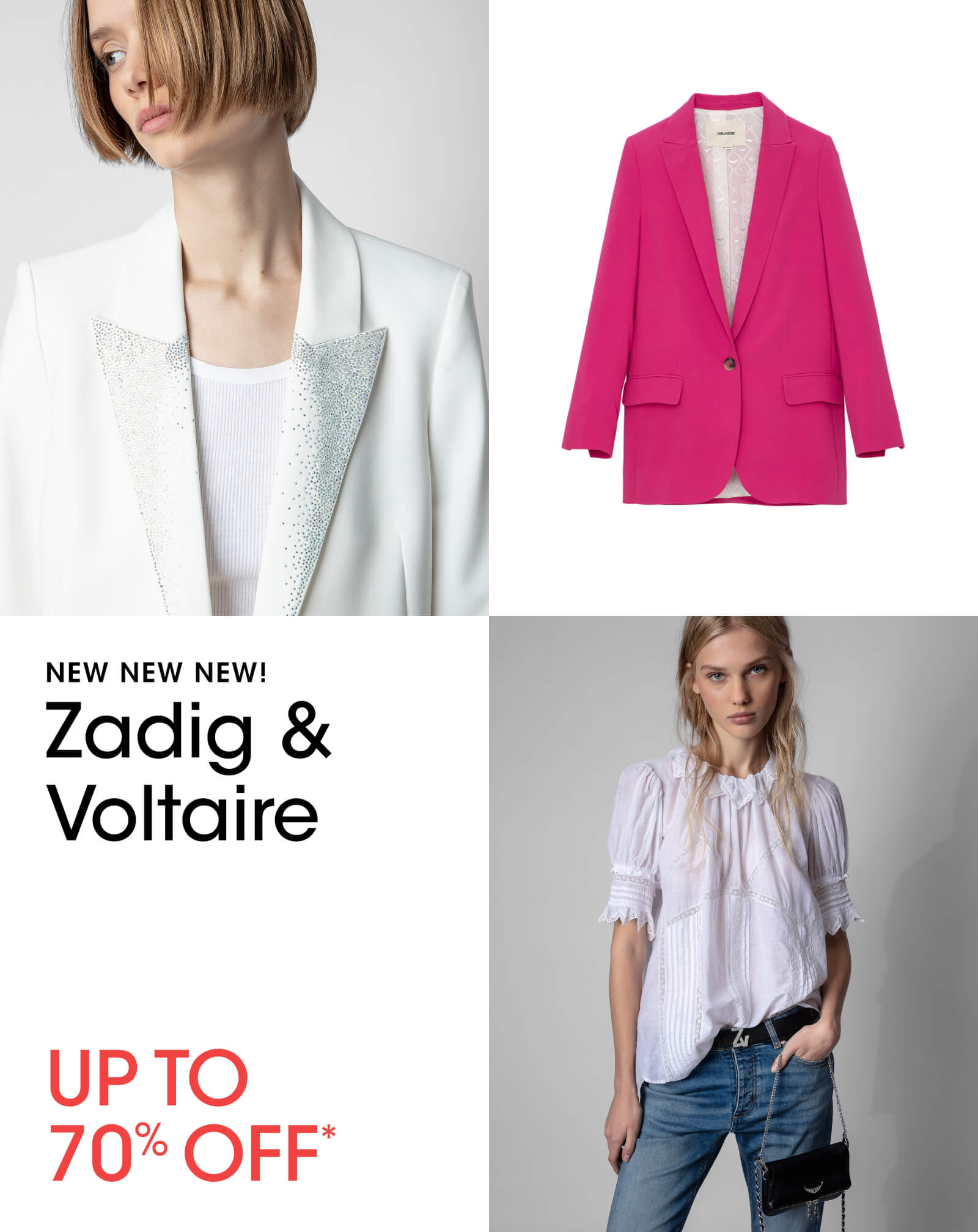 NEW NEW NEW! | Zadig & Voltaire | UP TO 70% OFF*