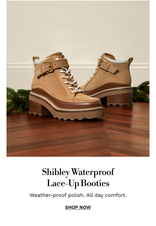 Shibley Waterproof Lace-up Booties | SHOP NOW