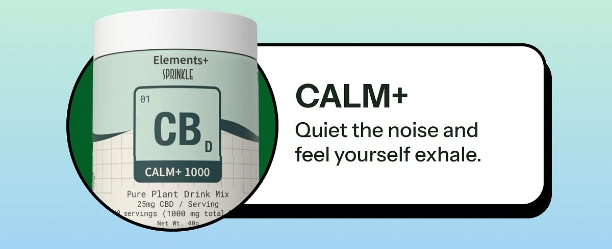 Self-care starter kit featuring Chill, Sleep, and Calm+ products with descriptions.