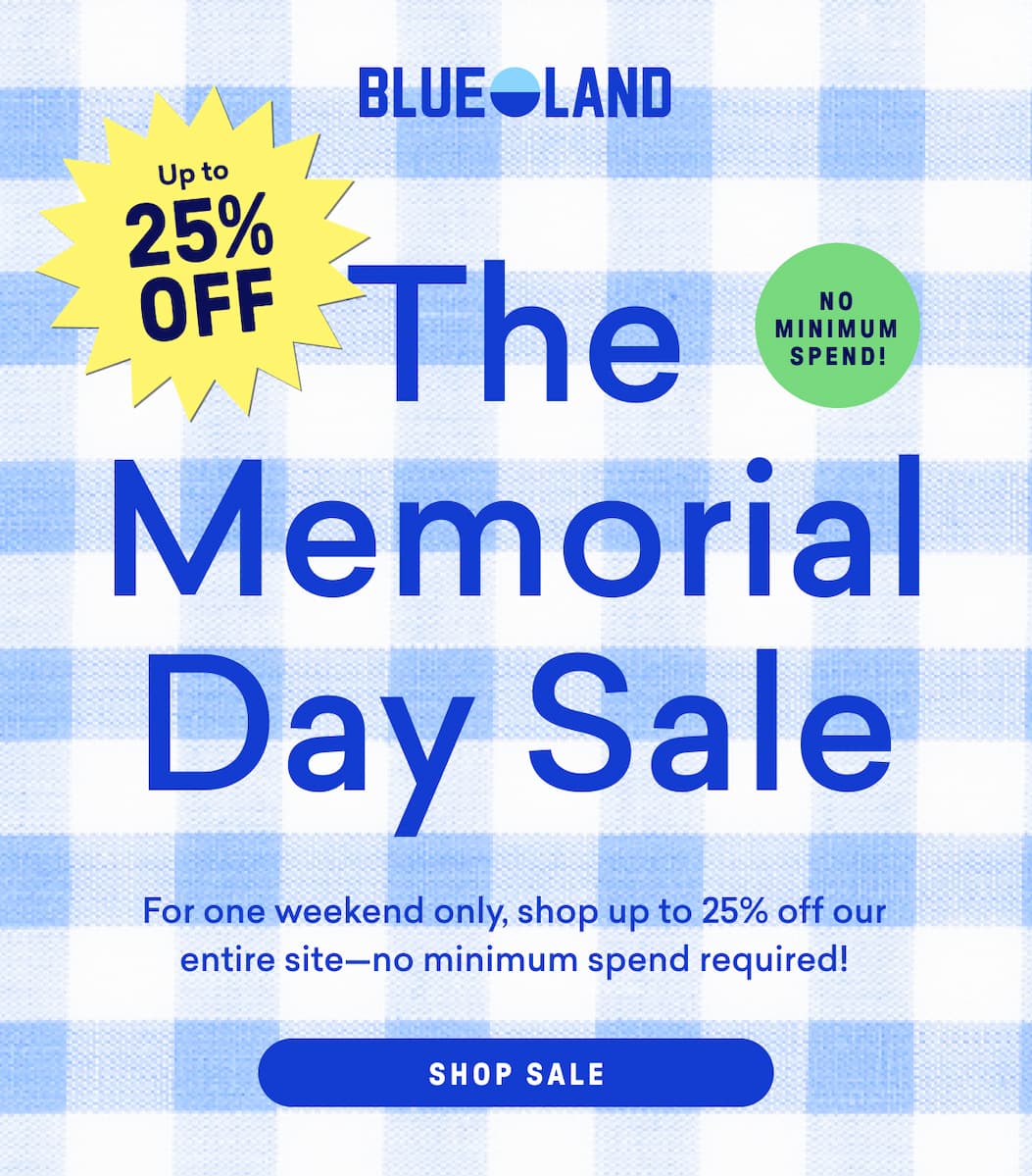Get up to 25% off during our Memorial Day Sale!