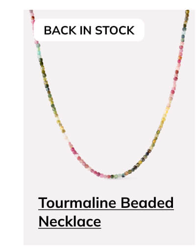 Tourmaline Beaded Necklace
