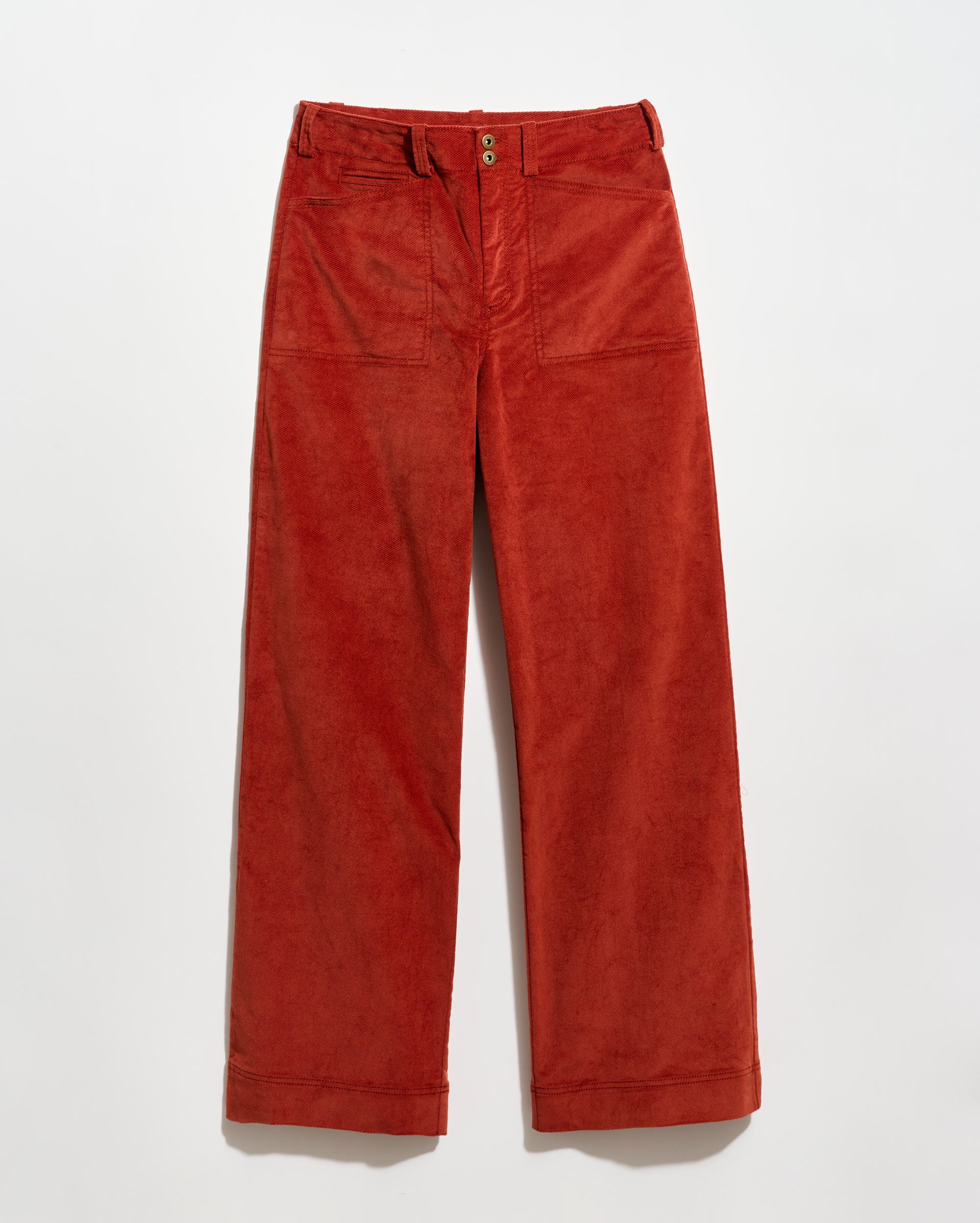 Image of Velvet Twill Wide Leg Pant