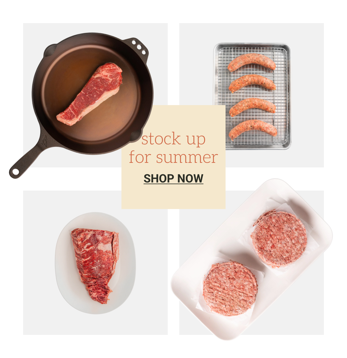 Stock up for summer products