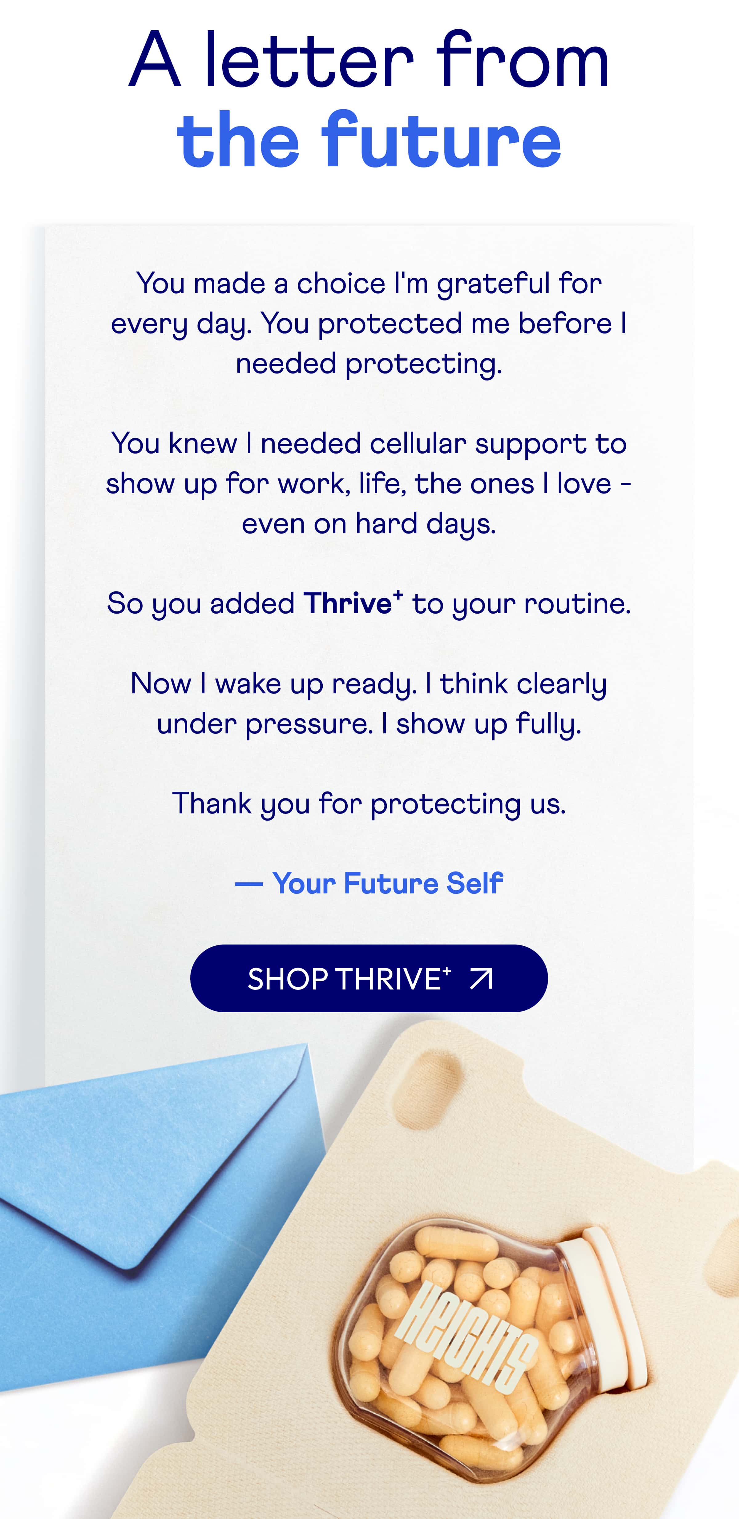 A letter from the future