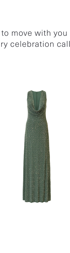 Shop the Sunni Crystal Mesh Gown