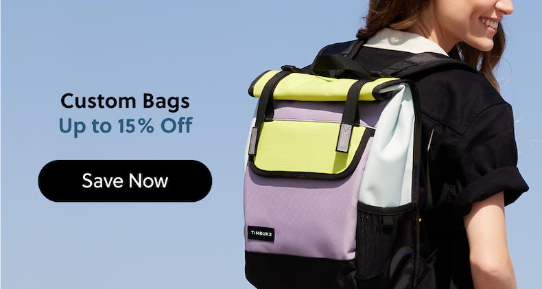 Custom Bags Up to 15% Off