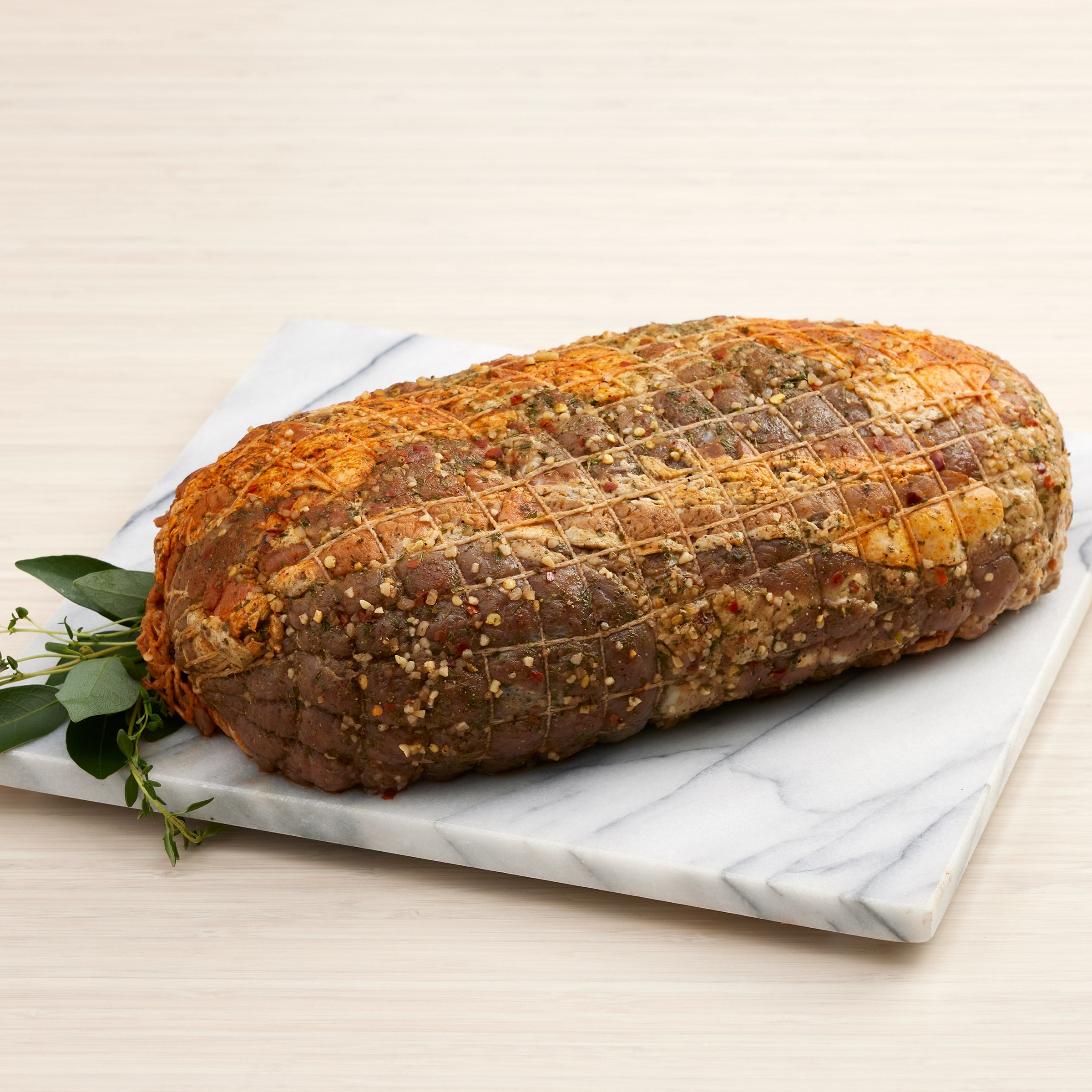 Bacon Wrapped Turducken Roast with Italian Sausage Stuffing, 7 lbs Total