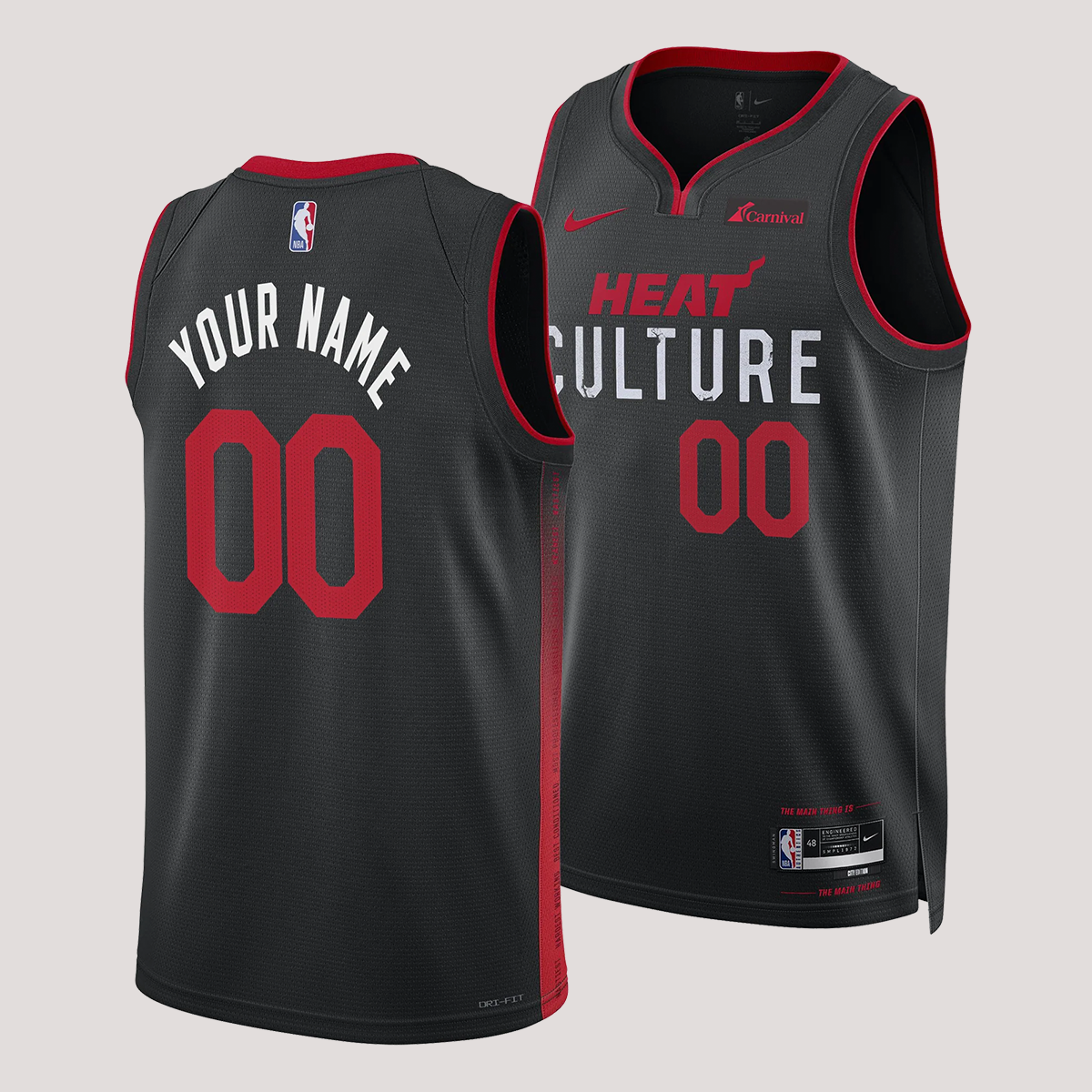 Personalized Nike HEAT Culture Swingman Jersey