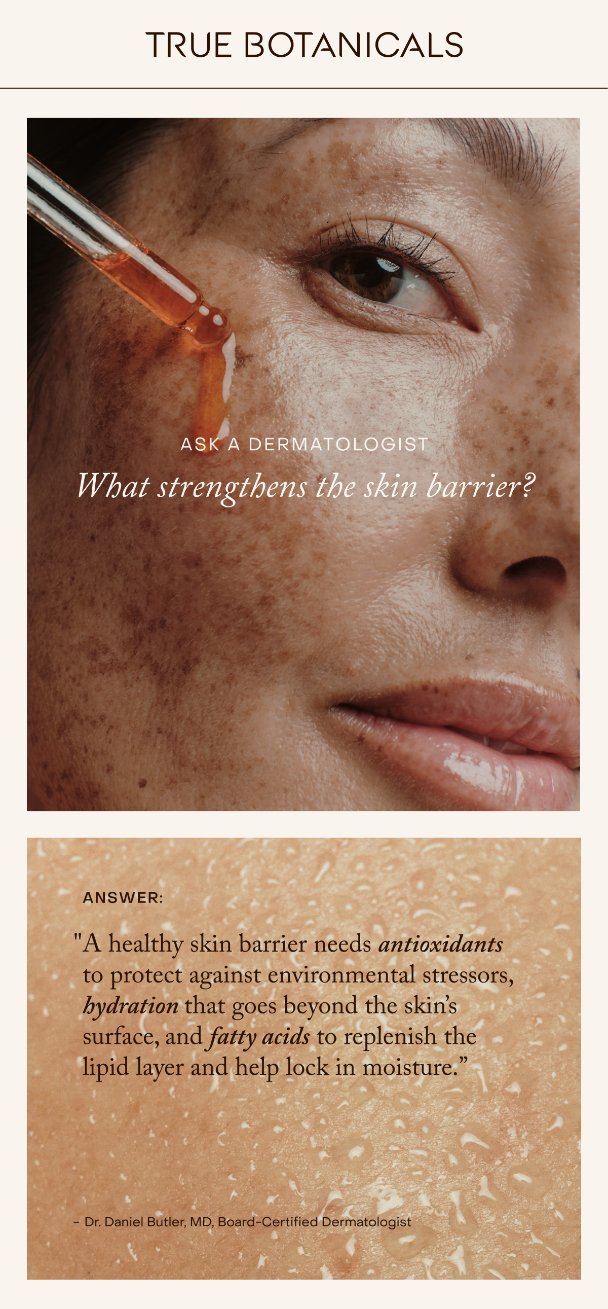 What strengthens your skin barrier?