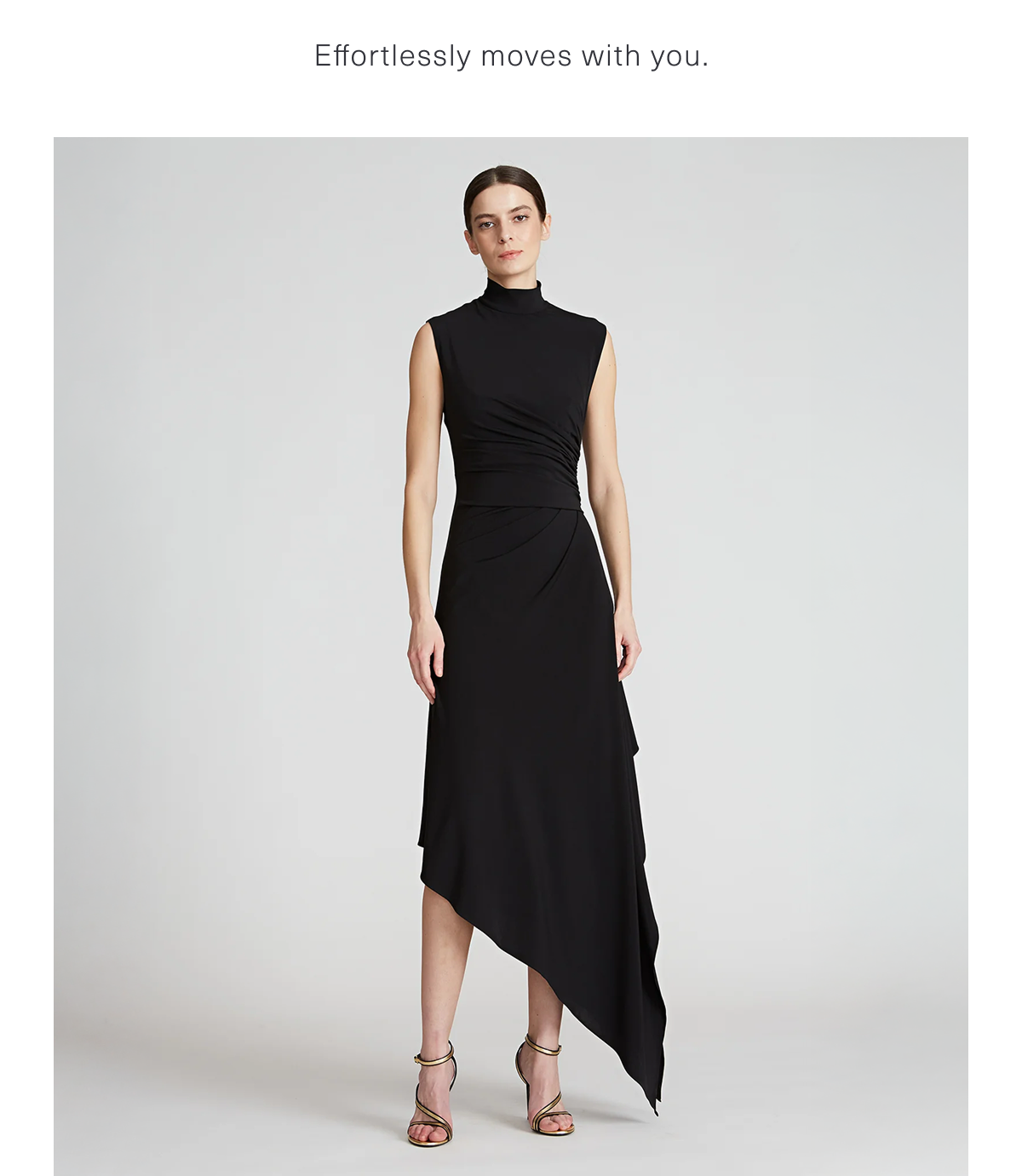 Effortlessly moves with you. Shop the Layla Jersey Side Drape Dress