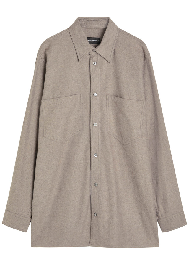 EMPORIO ARMANI Flannel overshirt