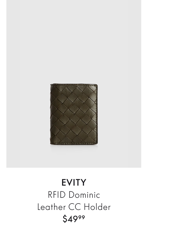 EVITY RFID Dominic Leather CC Holder
