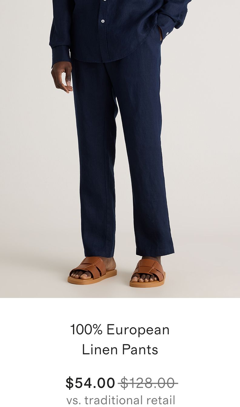 100% European Linen Pants