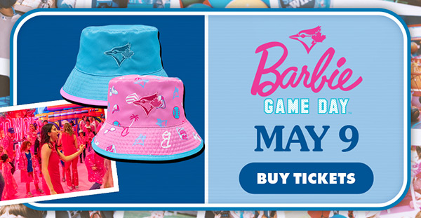 Barbie Game Day on May 9. Buy tickets.