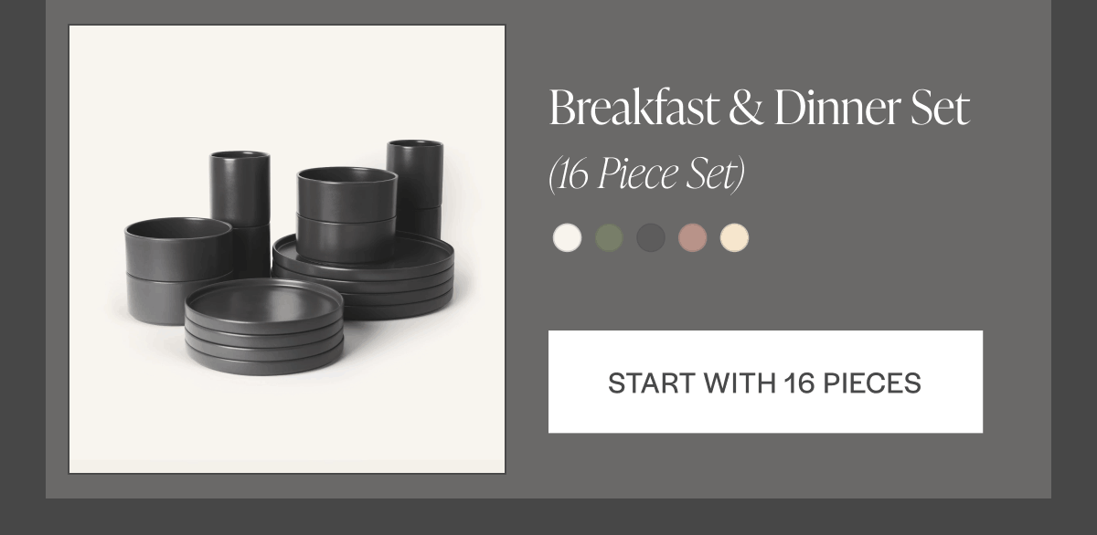 Breakfast & Dinner Set